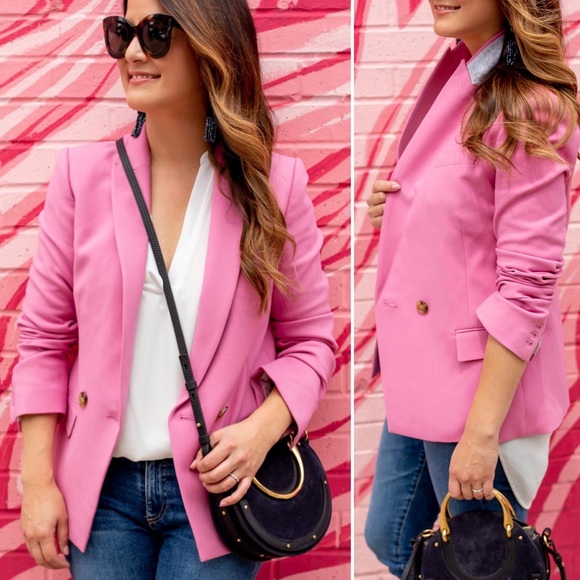 J. Crew Jackets & Blazers - J. Crew Dover Wool Blazer Pink